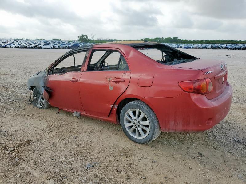 1NXBU4EE2AZ201039 - 2010 TOYOTA COROLLA BASE Червоний фото 2