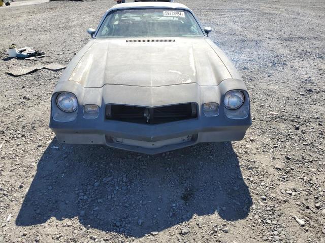 1S87U8L617017 - 1978 CHEVROLET CAMARO GRAY photo 5