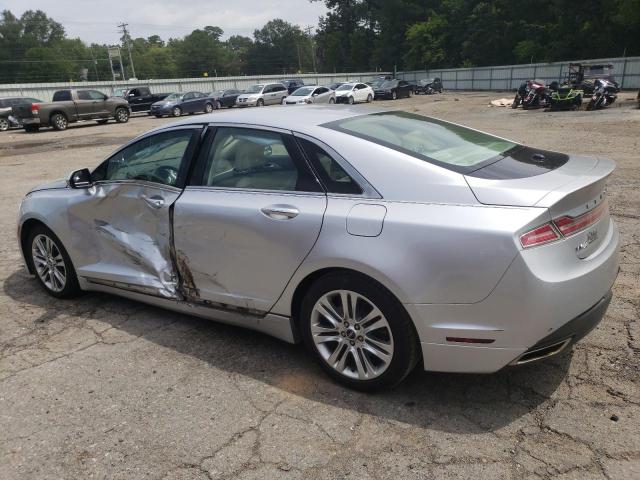 3LN6L2GK7ER804724 - 2014 LINCOLN MKZ SILVER photo 2