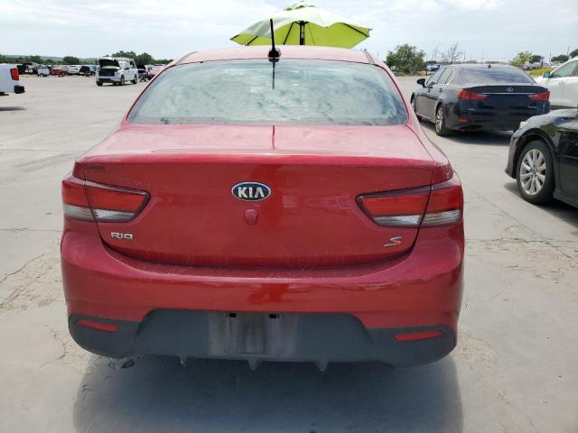 3KPA24AB6JE096991 - 2018 KIA RIO LX RED photo 6