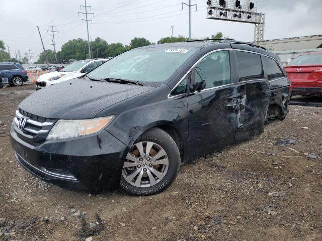 5FNRL5H69EB055379 - 2014 HONDA ODYSSEY EXL BLACK photo 1