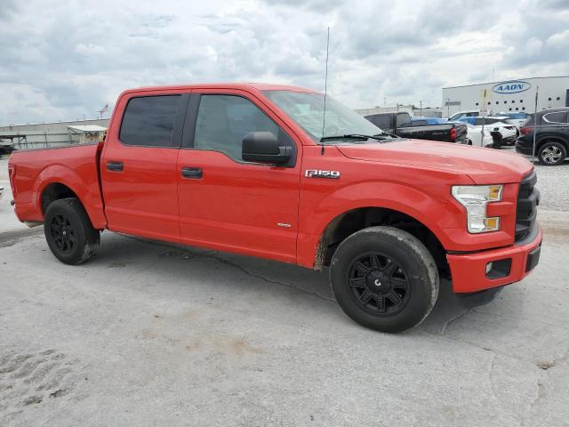 1FTEW1CP1GKD65482 - 2016 FORD F150 SUPERCREW RED photo 4