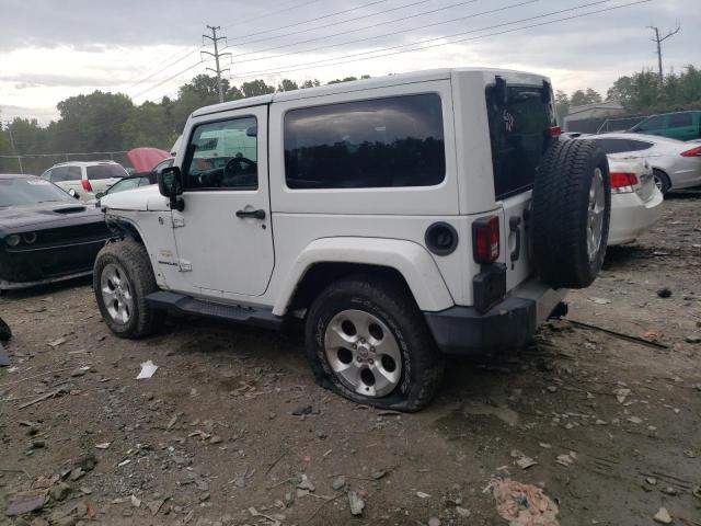 1C4GJWBG2FL736566 - 2015 JEEP WRANGLER SAHARA WHITE photo 2