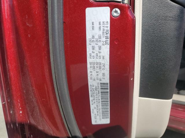 2C4RC1BG1JR217188 - 2018 CHRYSLER PACIFICA TOURING L BURGUNDY photo 13