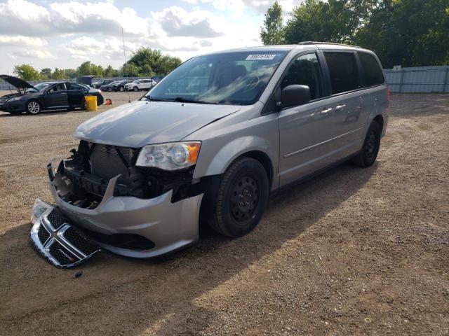 2C4RDGBG4ER114689 - 2014 DODGE GRAND CARA SE SILVER photo 2