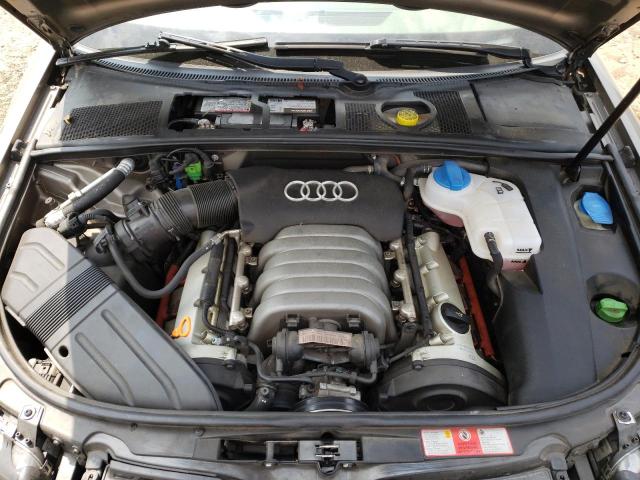 WAUDT48H55K006654 - 2005 AUDI A4 QUATTRO CABRIOLET GRAY photo 11