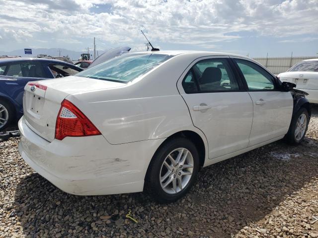 3FAHP0GA0CR151217 - 2012 FORD FUSION S WHITE photo 3