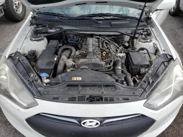 KMHHT6KD0DU088104 - 2013 HYUNDAI GENESIS CO 2.0T WHITE photo 11