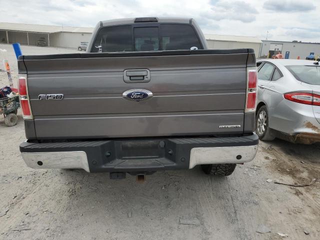 1FTFW1EFXDKF07770 - 2013 FORD F150 SUPERCREW GRAY photo 6