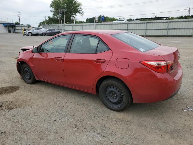 5YFBURHEXHP647525 - 2017 TOYOTA COROLLA L RED photo 2