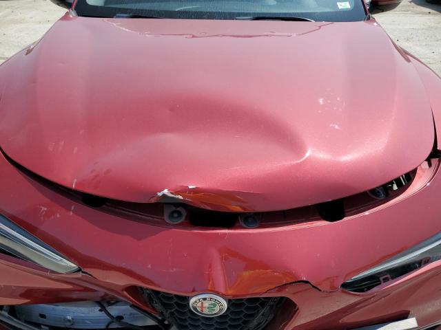 ZASPAKBN2K7C32570 - 2019 ALFA ROMEO STELVIO TI RED photo 11