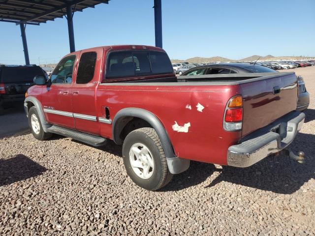 5TBRT34152S233240 - 2002 TOYOTA TUNDRA ACCESS CAB წითელი ფოტო 2