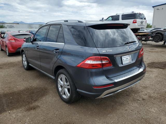 4JGDA5HB4CA026273 - 2012 MERCEDES-BENZ ML 350 4MATIC CHARCOAL photo 2