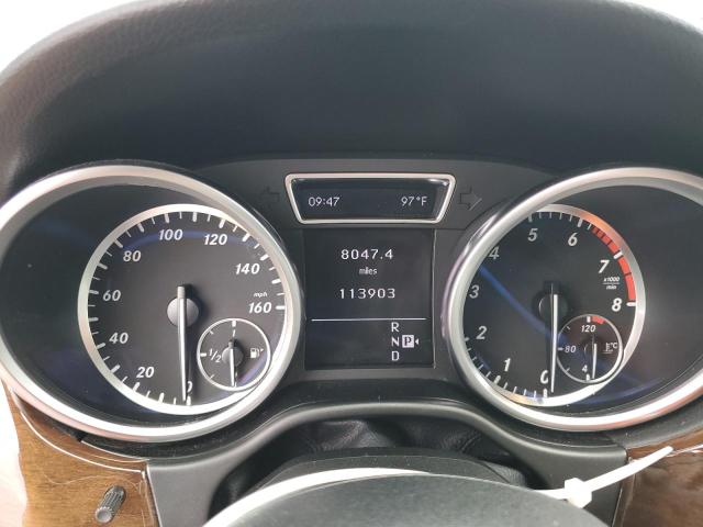 4JGDA5HB4CA026273 - 2012 MERCEDES-BENZ ML 350 4MATIC CHARCOAL photo 9