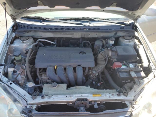 JTDBR32E732015077 - 2003 TOYOTA COROLLA CE SILVER photo 11