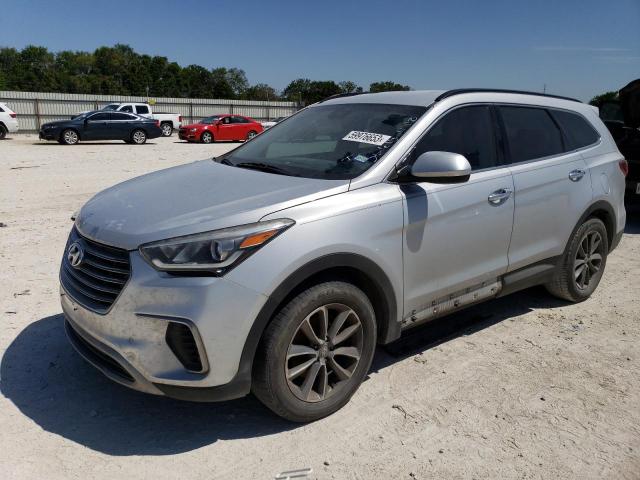 KM8SM4HF1HU191795 - 2017 HYUNDAI SANTA FE SE SILVER photo 1