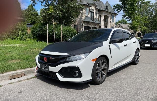 SHHFK7H9XJU304261 - 2018 HONDA CIVIC SPORT TOURING WHITE photo 2