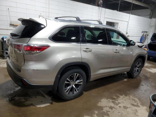 5TDJKRFH5GS239857 - 2016 TOYOTA HIGHLANDER XLE Qızıl foto 3