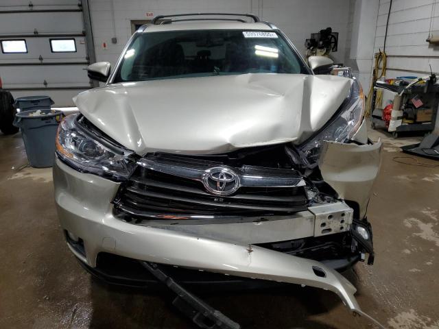 5TDJKRFH5GS239857 - 2016 TOYOTA HIGHLANDER XLE Qızıl foto 5