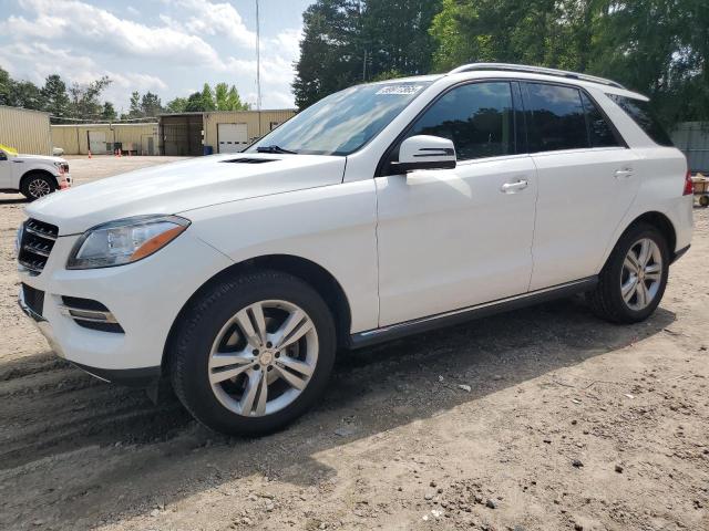 4JGDA5HB3EA364864 - 2014 MERCEDES-BENZ ML 350 4MATIC WHITE photo 1