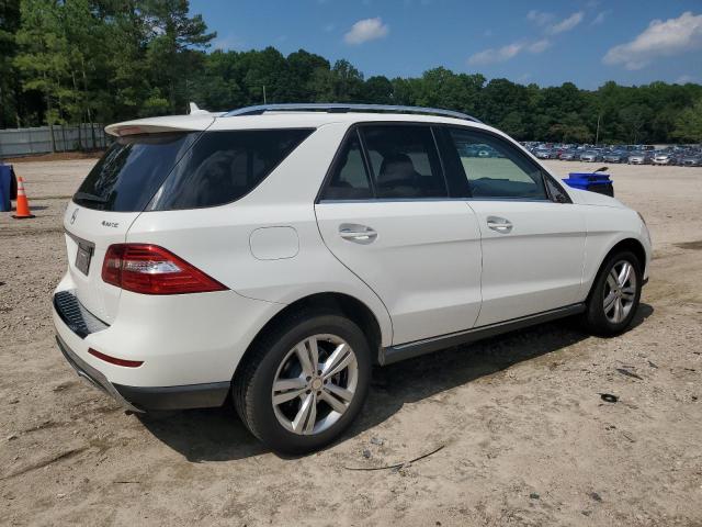 4JGDA5HB3EA364864 - 2014 MERCEDES-BENZ ML 350 4MATIC WHITE photo 3