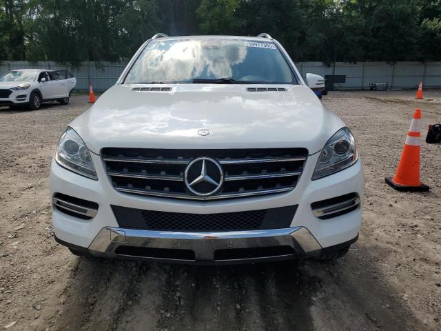 4JGDA5HB3EA364864 - 2014 MERCEDES-BENZ ML 350 4MATIC WHITE photo 5