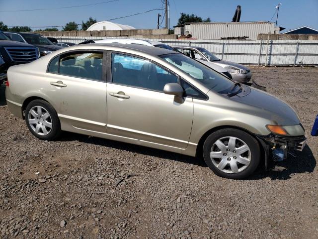 1HGFA16558L118220 - 2008 HONDA CIVIC LX BEIGE photo 4