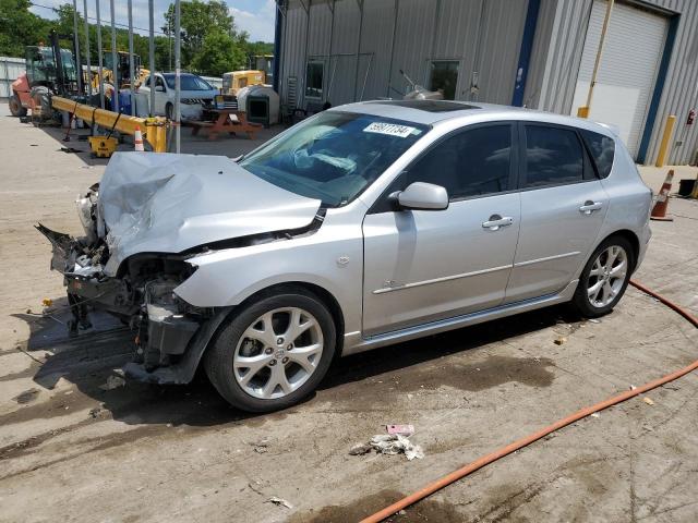 JM1BK344781128291 - 2008 MAZDA 3 HATCHBACK SILVER photo 1