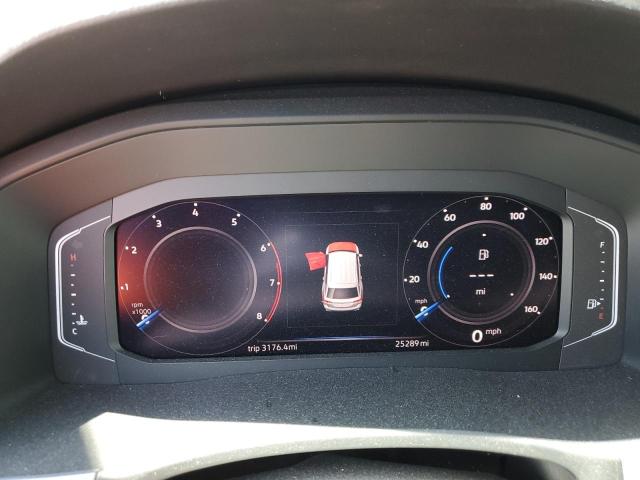 1V2BR2CA2MC518757 - 2021 VOLKSWAGEN ATLAS SEL GREEN photo 9