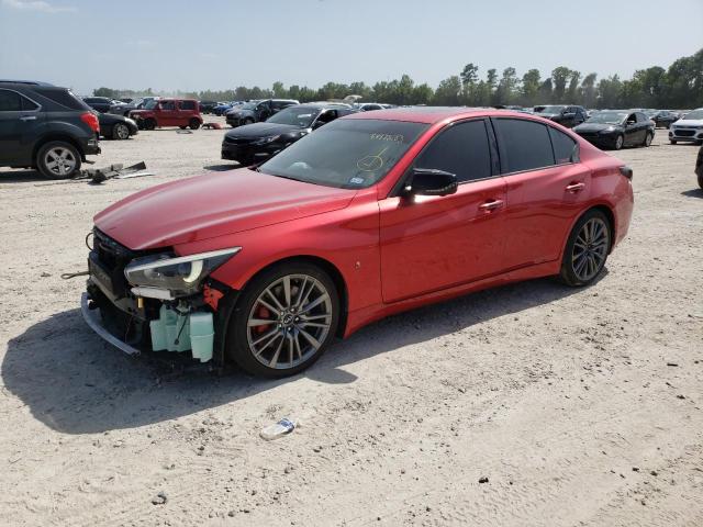 JN1FV7AP4JM461148 - 2018 INFINITI Q50 RED SPORT 400 RED photo 1