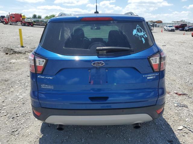 1FMCU9JD9HUD86179 - 2017 FORD ESCAPE TITANIUM BLUE photo 6