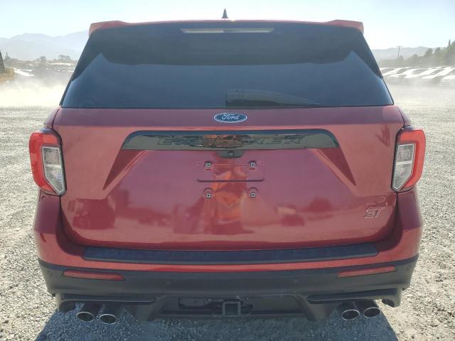 1FM5K8GC2MGA33587 - 2021 FORD EXPLORER ST RED photo 6