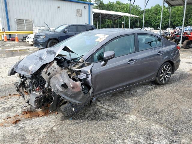 19XFB2F9XEE050635 - 2014 HONDA CIVIC EXL CHARCOAL photo 1