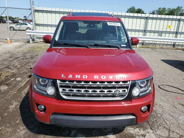 SALAG2V62FA742095 - 2015 LAND ROVER LR4 HSE RED photo 5