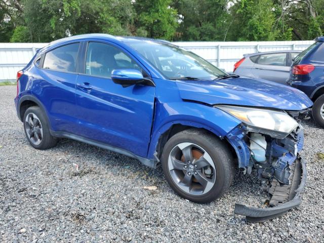 3CZRU5H74JM710747 - 2018 HONDA HR-V EXL BLUE photo 4