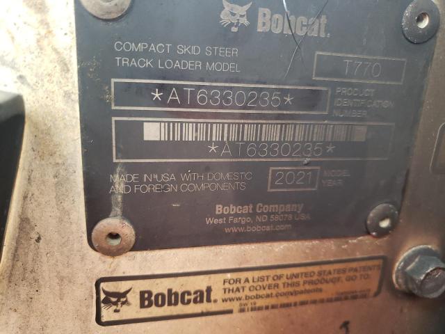 AT6330235 - 2021 BOBCAT T770 WHITE photo 10