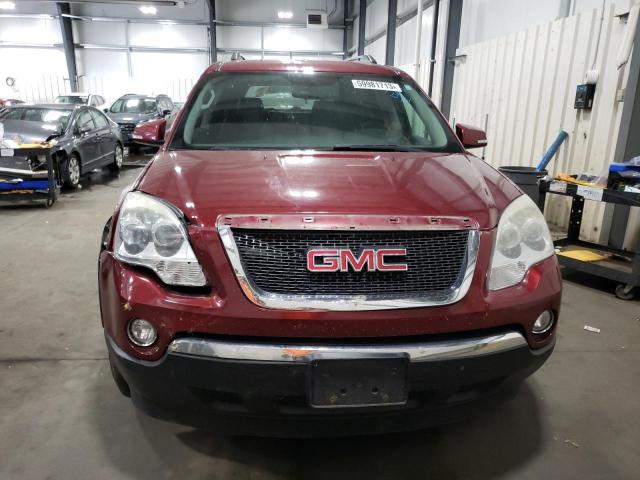 1GKLRNED9AJ235086 - 2010 GMC ACADIA SLT-2 RED photo 5