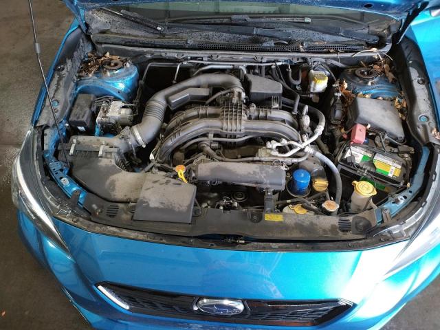 4S3GTAM64H3750571 - 2017 SUBARU IMPREZA SPORT BLUE photo 11