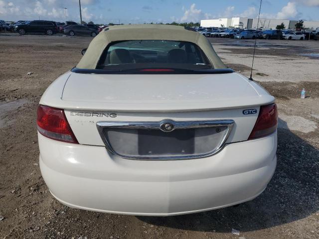 1C3EL75R84N340166 - 2004 CHRYSLER SEBRING GTC WHITE photo 6