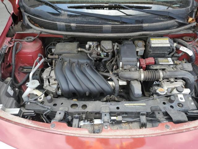 3N1CN7AP0FL892686 - 2015 NISSAN VERSA S BURGUNDY photo 11