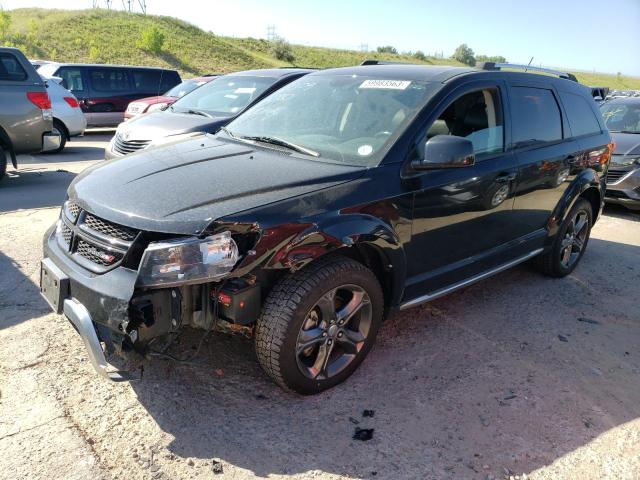 3C4PDCGG3ET289523 - 2014 DODGE JOURNEY CROSSROAD GRAY photo 1