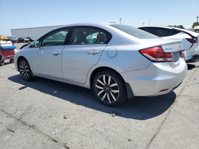 19XFB2F97FE255587 - 2015 HONDA CIVIC EXL SILVER photo 2