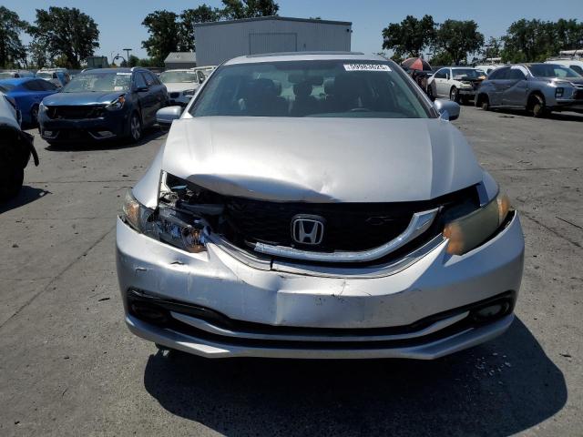19XFB2F97FE255587 - 2015 HONDA CIVIC EXL SILVER photo 5
