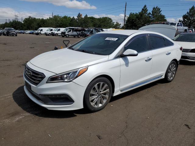 5NPE34AF9FH089568 - 2015 HYUNDAI SONATA SPORT WHITE photo 1