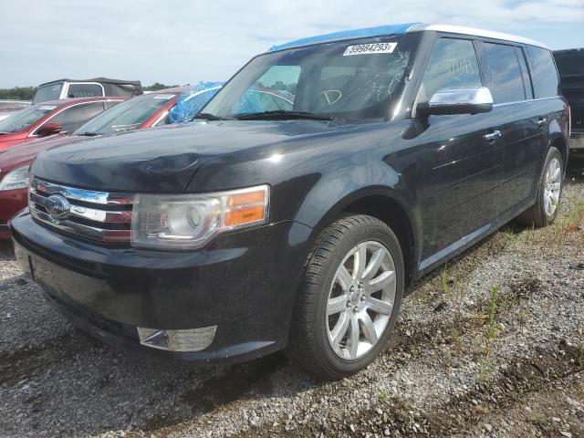 2FMGK5DC4ABB22494 - 2010 FORD FLEX LIMITED BLACK photo 1