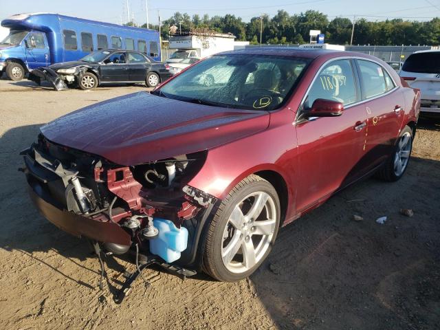 1G11G5SX7FF154789 - 2015 CHEVROLET MALIBU LTZ ბურგუნდია ფოტო 2