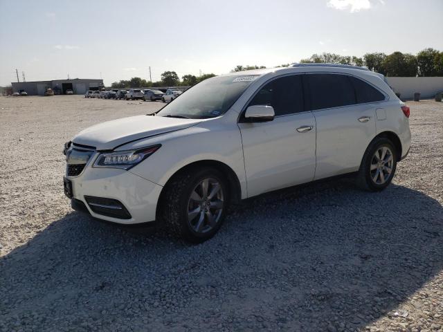 5FRYD3H89EB013162 - 2014 ACURA MDX ADVANCE WHITE photo 1