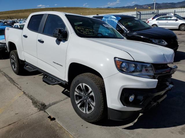 1GCGTDEN6N1184735 - 2022 CHEVROLET COLORADO Z71 WHITE photo 1