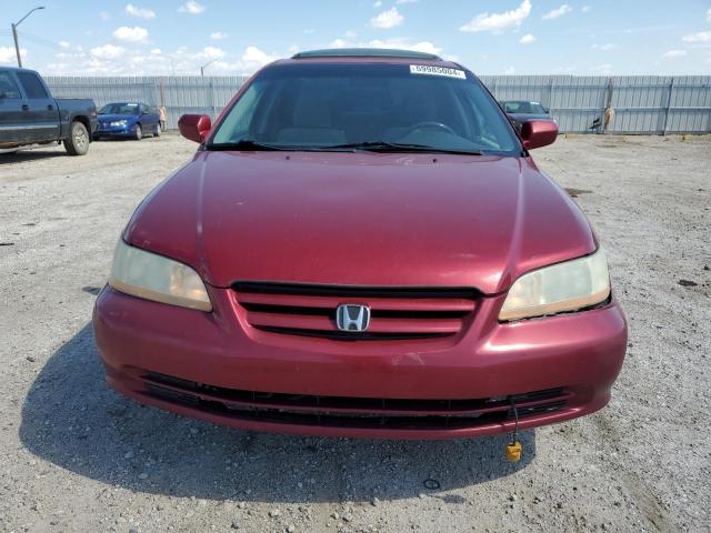 1HGCG16612A801402 - 2002 HONDA ACCORD SE RED photo 5