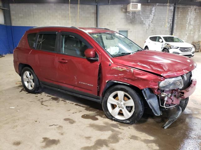 1C4NJDEB2HD175942 - 2017 JEEP COMPASS LATITUDE RED photo 4